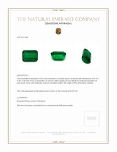 3.35 Ct. Emerald from Zambia Appraisal