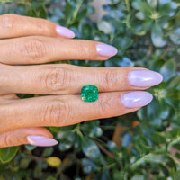 3.72 Ct. Emerald from Zambia Life Style