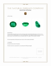 3.65 Ct. Emerald from Zambia Appraisal