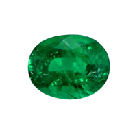 Antique Style Emerald Ring 2.95 Ct., Platinum 950 Combination Stone