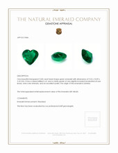 3.00 Ct. Emerald from Zambia Appraisal