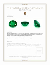 3.20 Ct. Emerald from Zambia Appraisal