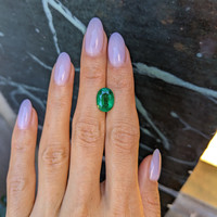 3.79 Ct. Emerald from Zambia Life Style