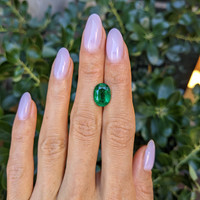 3.79 Ct. Emerald from Zambia Life Style