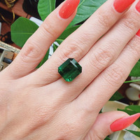 6.88 Ct. Emerald from Zambia Life Style