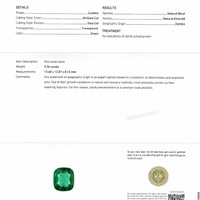 9.36 Ct. Emerald from Zambia Scan Report