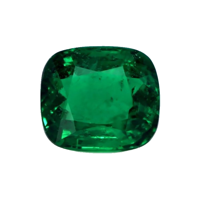 Antique Style Emerald Ring 9.36 Ct., Platinum 950 Combination Stone