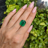9.36 Ct. Emerald from Zambia Life Style