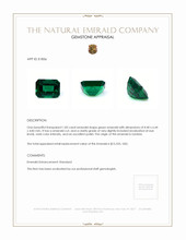 1.83 Ct. Emerald from Zambia Appraisal