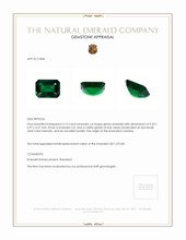 2.13 Ct. Emerald from Zambia Appraisal