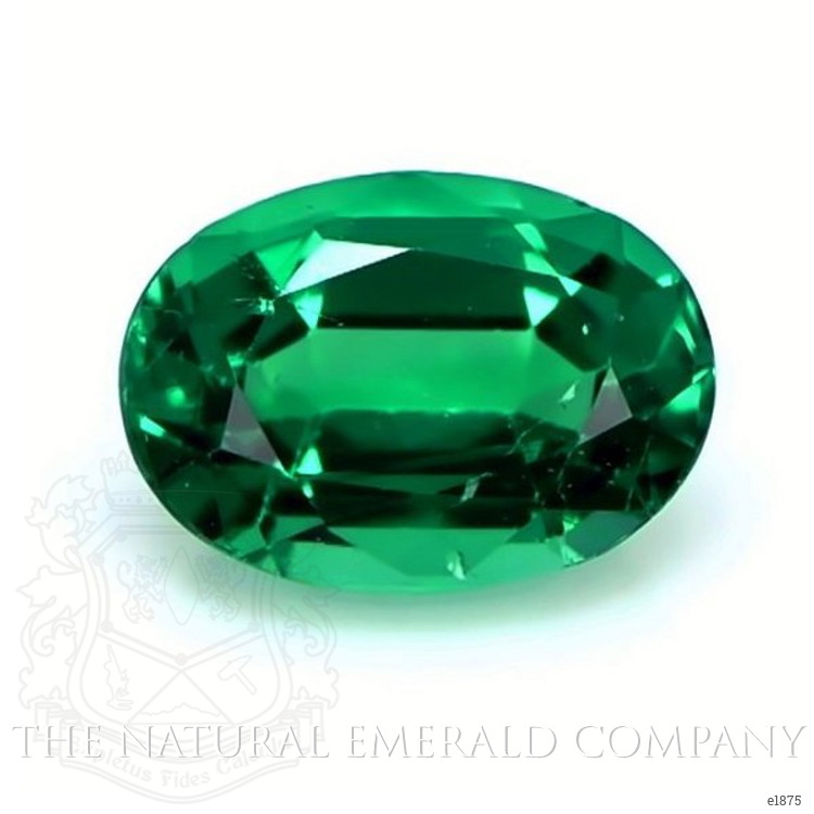 Accent Stones Emerald Ring 0.95 Ct., Platinum 950