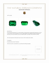 3.51 Ct. Emerald from Zambia Appraisal