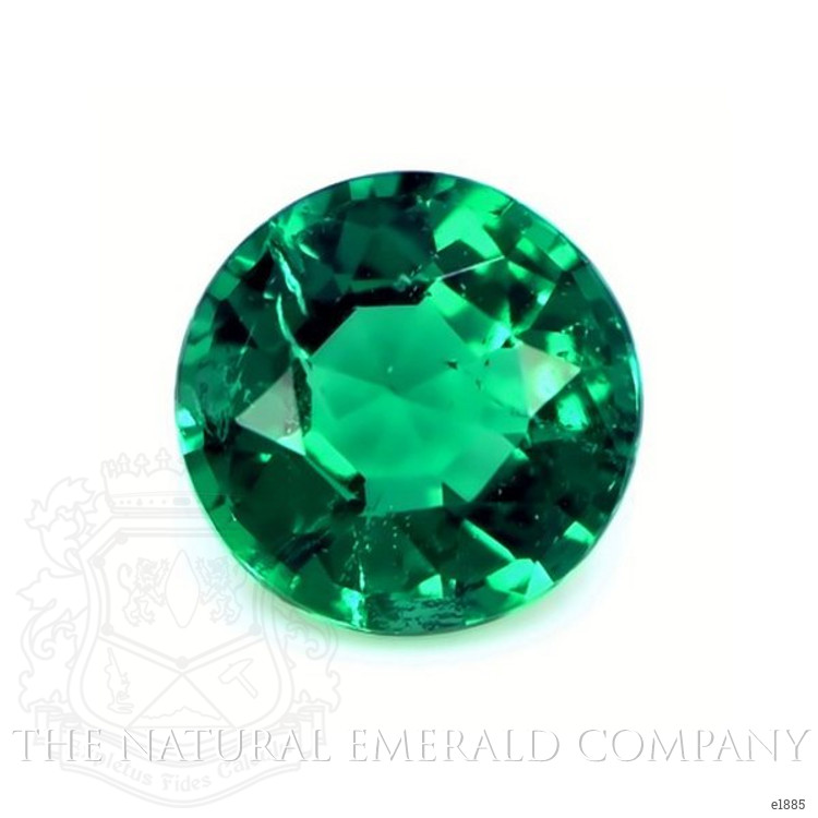  Emerald Pendant 1.18 Ct., 18K White Gold