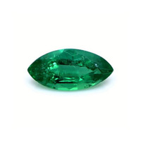  Emerald Pendant 1.95 Ct. 18K White Gold Combination Stone