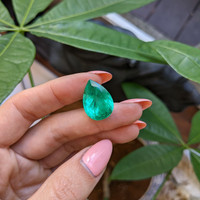 14.84 Ct. Emerald from Colombia Life Style
