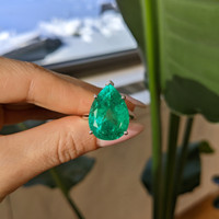 14.84 Ct. Emerald from Colombia Life Style