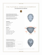 14.84 Ct. Emerald from Colombia 3 D Scan Report