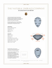 3.82 Ct. Emerald from Colombia 3 D Scan Report