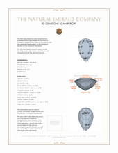 3.82 Ct. Emerald from Colombia 3 D Scan Report