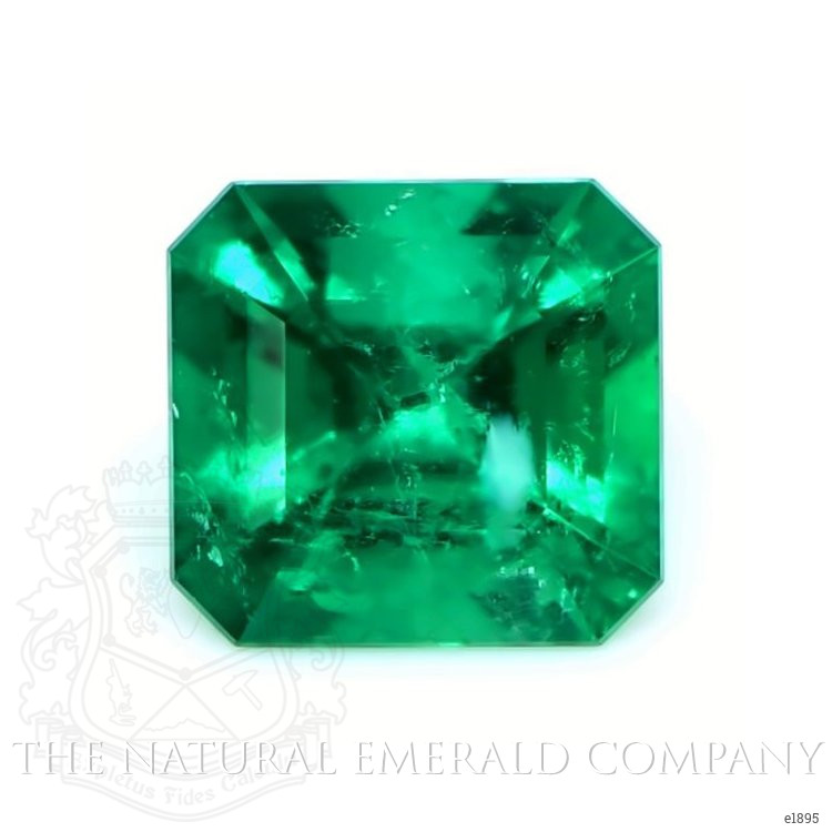  Emerald Ring 1.38 Ct. 18K White Gold