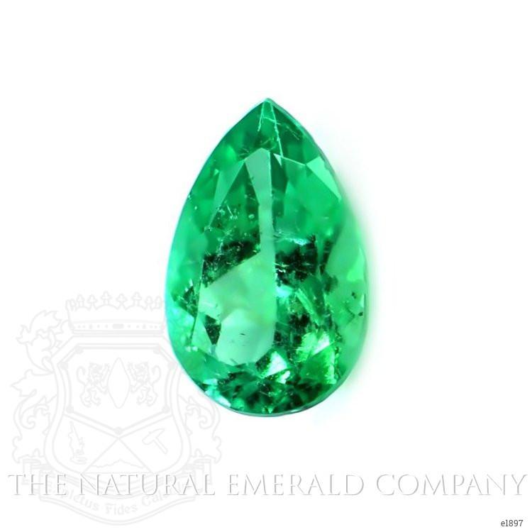 Solitaire Emerald Ring 3.22 Ct., 18K Yellow Gold