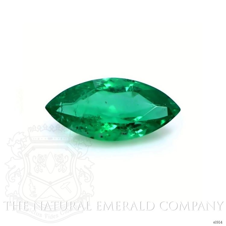 Pave Emerald Ring 2.76 Ct., 18K White Gold