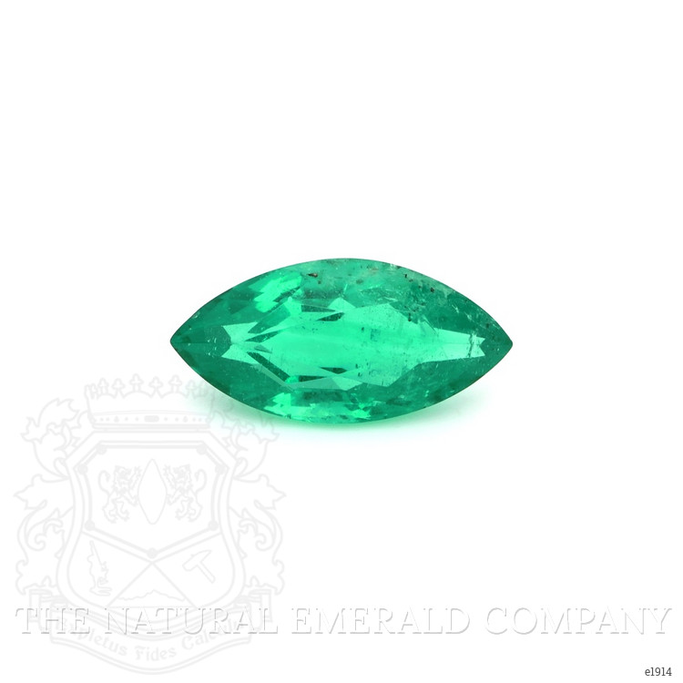 Pave Emerald Ring 2.76 Ct., 18K White Gold