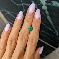 1.29 Ct. Emerald from Zambia Life Style