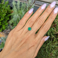 1.29 Ct. Emerald from Zambia Life Style