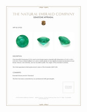 0.94 Ct. Emerald from Zambia Appraisal