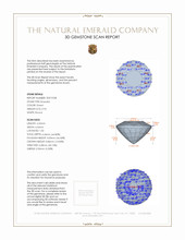 0.94 Ct. Emerald from Zambia 3 D Scan Report