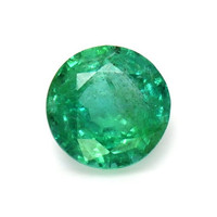  Emerald Pendant 1.62 Ct. 18K White Gold Combination Stone