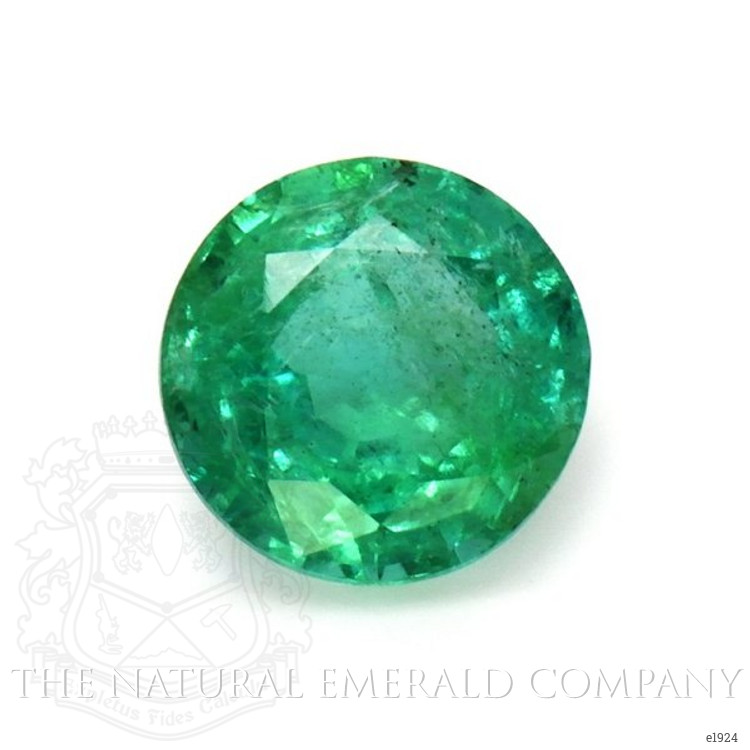  Emerald Pendant 1.62 Ct. 18K White Gold