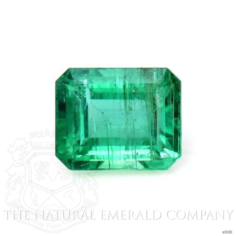 Pave Emerald Ring 0.80 Ct., 18K White Gold
