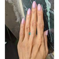 0.39 Ct. Emerald from Zambia Life Style