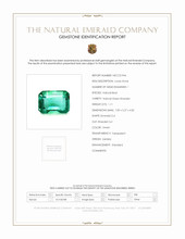 1.11 Ct. Emerald from Zambia Scan Report