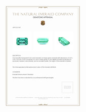 0.43 Ct. Emerald from Zambia Appraisal