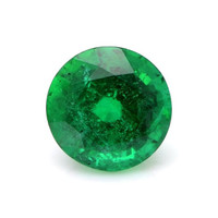 Three Stone Emerald Ring 3.81 Ct., 18K White Gold Combination Stone