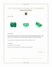 0.52 Ct. Emerald from Zambia Appraisal