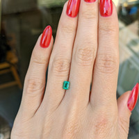 0.52 Ct. Emerald from Zambia Life Style