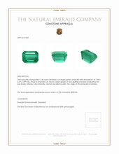 1.50 Ct. Emerald from Zambia Appraisal