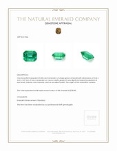 0.38 Ct. Emerald from Zambia Appraisal