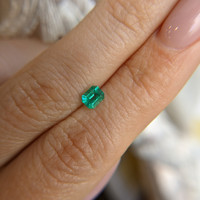 0.38 Ct. Emerald from Zambia Life Style
