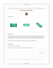 0.38 Ct. Emerald from Zambia Appraisal
