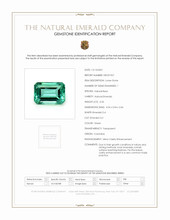 0.33 Ct. Emerald from Colombia Scan Report