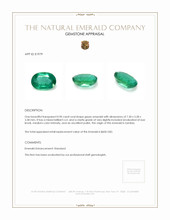 0.90 Ct. Emerald from Zambia Appraisal