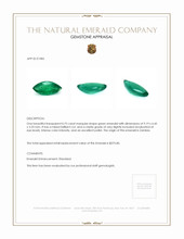 0.75 Ct. Emerald from Zambia Appraisal