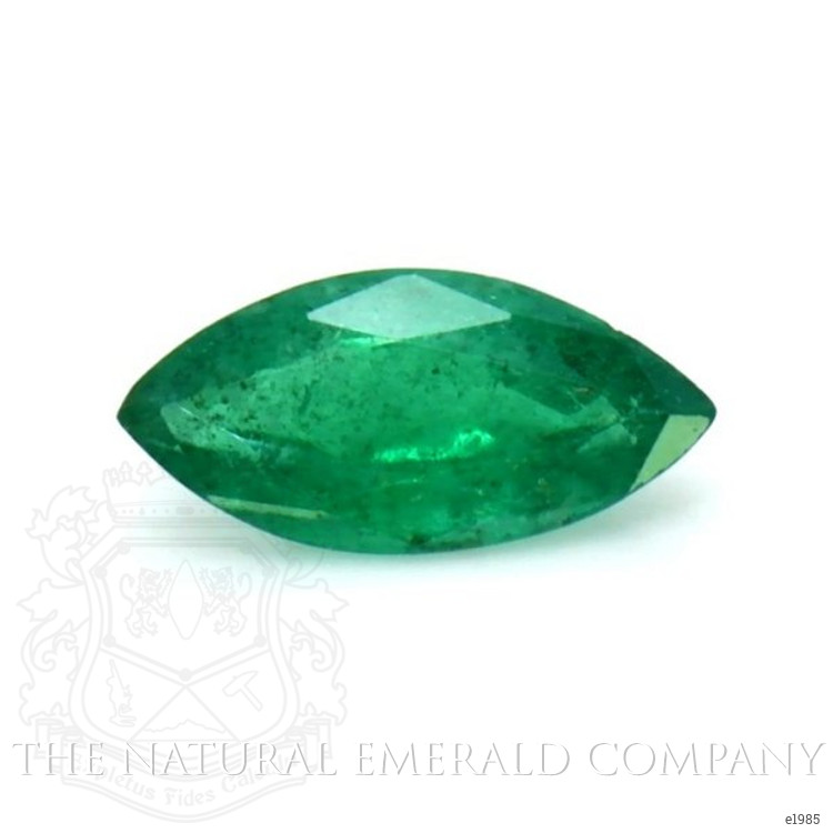 Emerald Ring 0.75 Ct. 18K Yellow Gold
