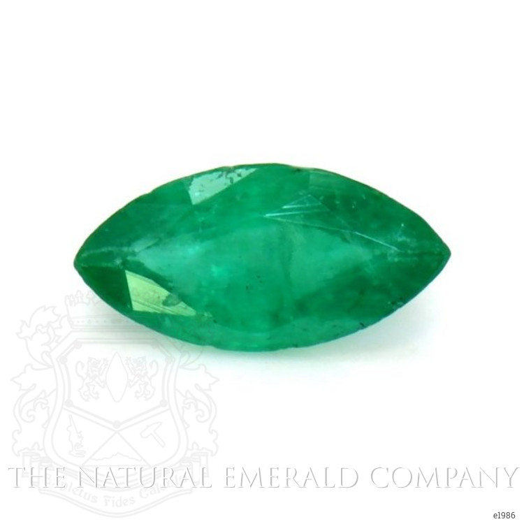  Emerald Ring 1.11 Ct., 18K White Gold
