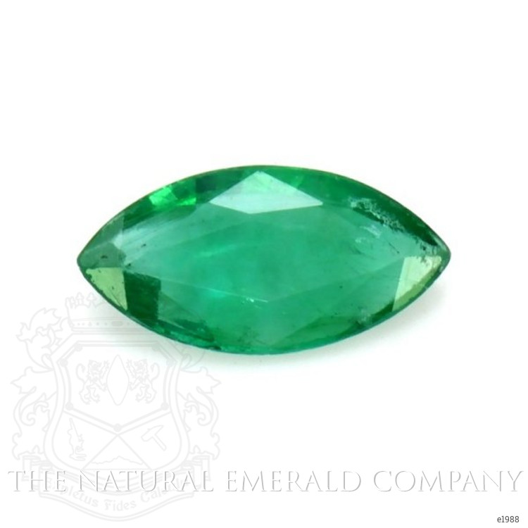  Emerald Ring 0.70 Ct., 18K White Gold